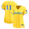 Women's Boston Red Sox Rafael Devers Nike Gold City Connect Limited Player Jersey Kansas Jacket