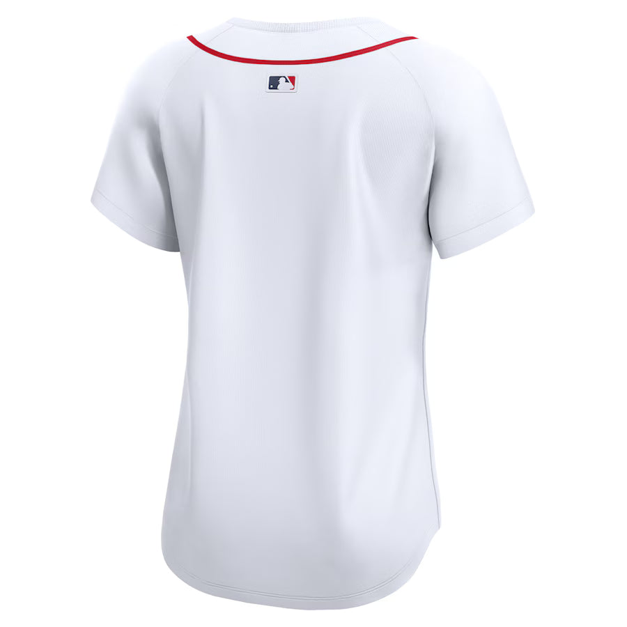Women's Boston Red Sox Nike White Home Limited Jersey Kansas Jacket