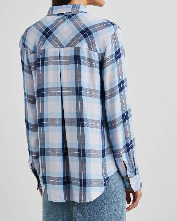 The Morning Show Reese Witherspoon Blue Plaid Shirt USA Jackets