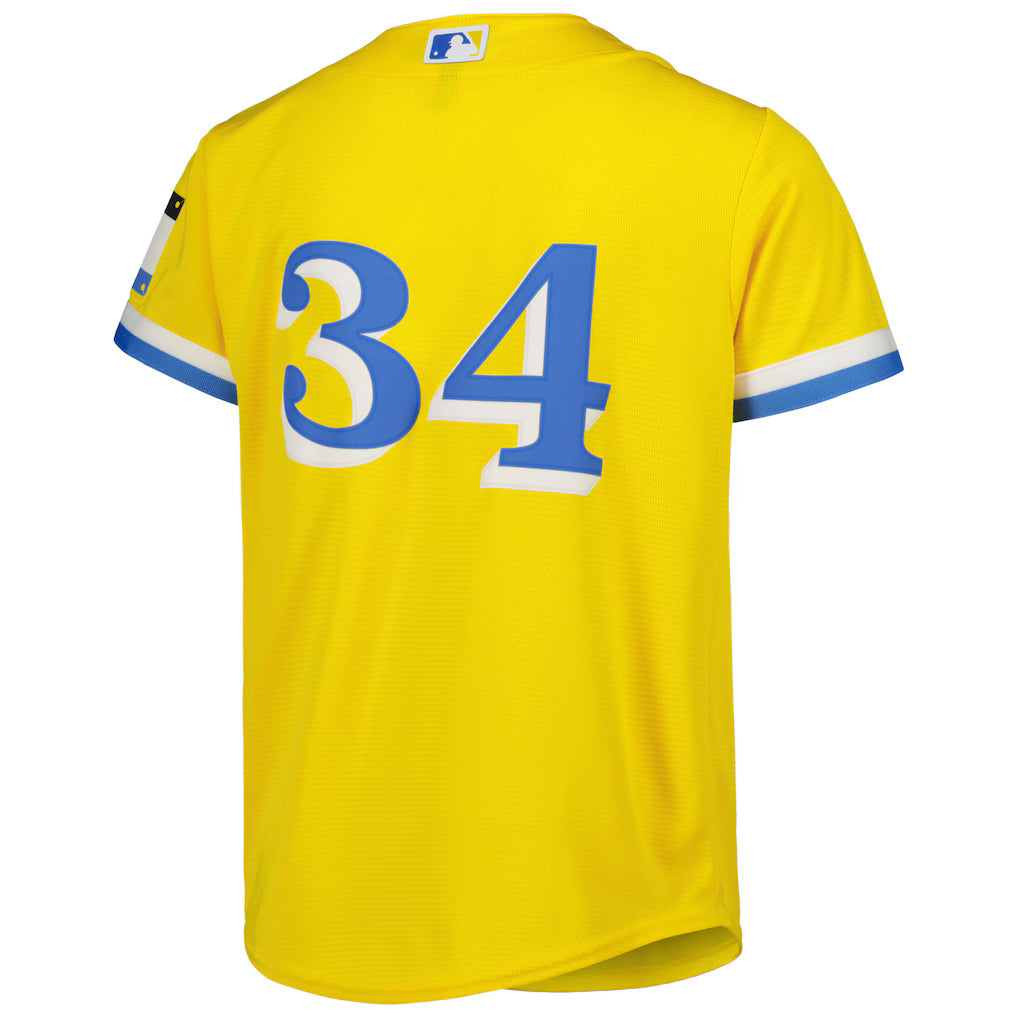 Youth Boston Red Sox David Ortiz Nike Gold City Connect Replica Player Jersey Kansas Jacket