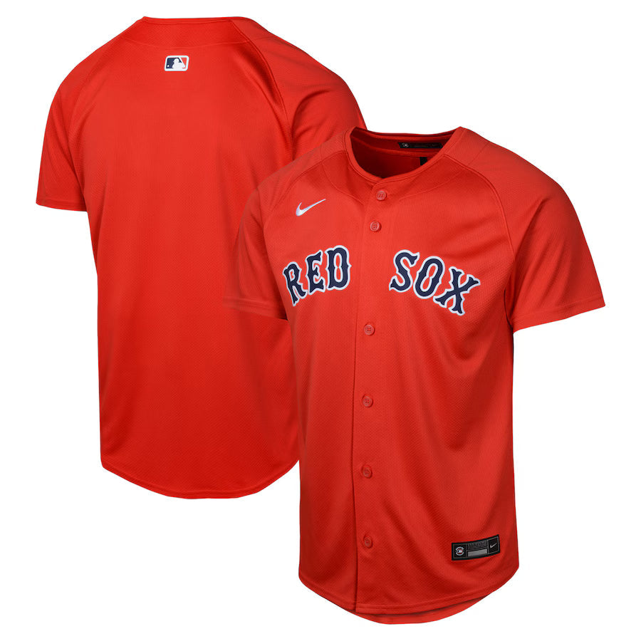 Youth Boston Red Sox Nike Red Alternate Limited Jersey Kansas Jacket